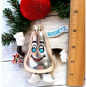 Hersheys Chocolate Kiss Christmas Ornament Original Anthropomorphic Hershey PA
